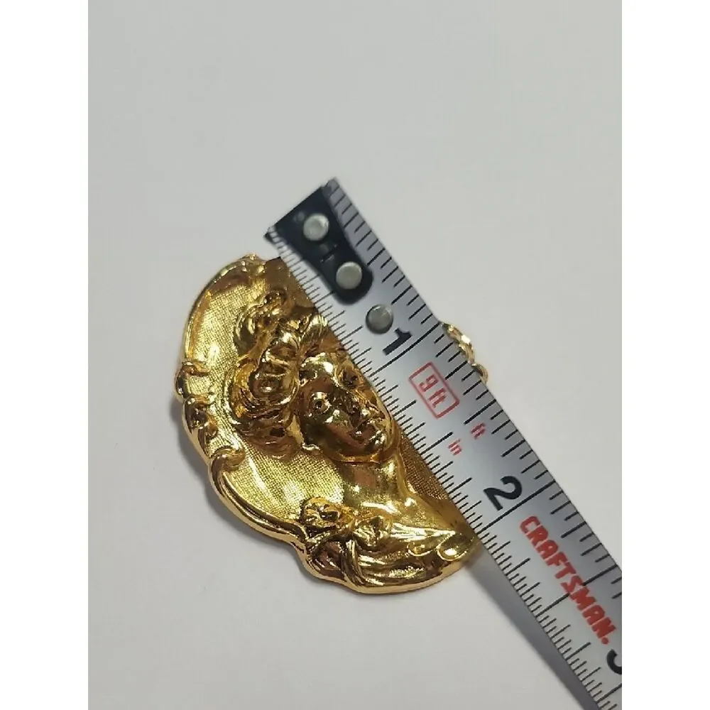 Avon Vintage 1991 Victorian Revival Pin/Brooch Goldtone